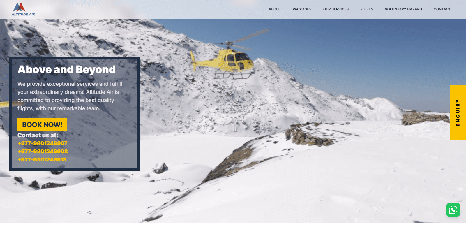 Altitude Air Website