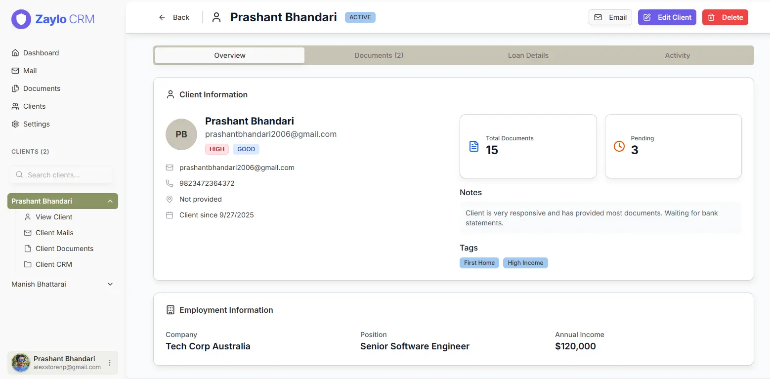 Zaylo AI CRM screenshot 6