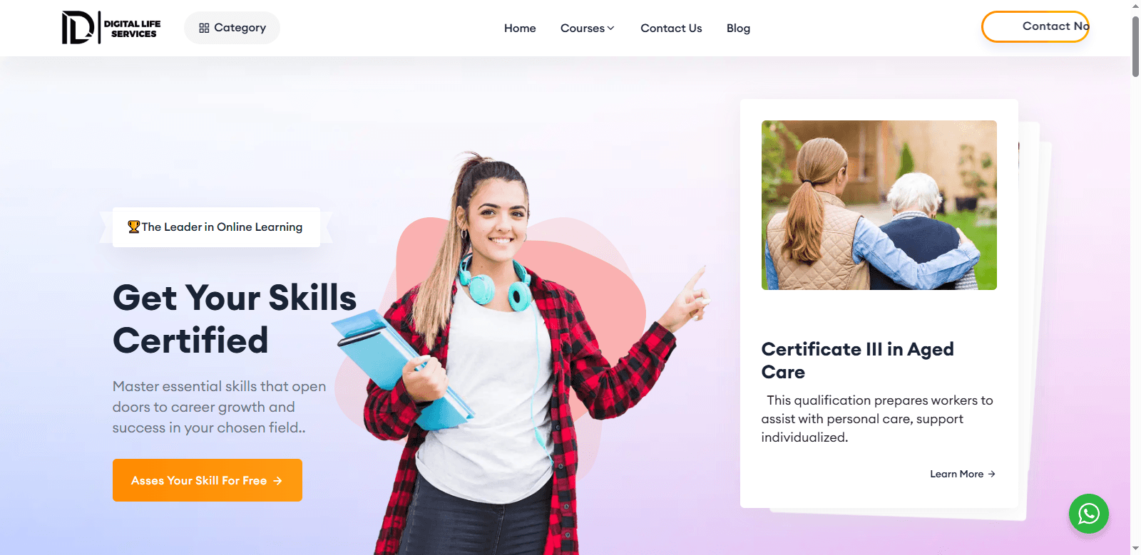 Digital Life Services — website screenshot